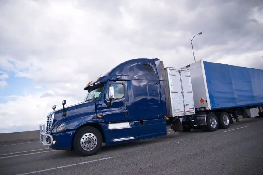 A large semi-truck for long-distance moves